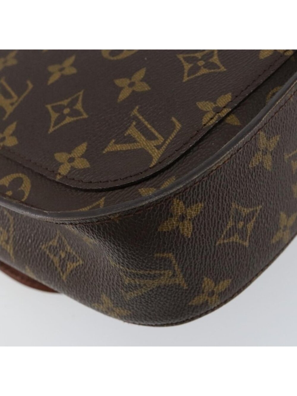 Authentic LOUIS VUITTON Monogram Saint Cloud GM Shoulder Bag M51242 LV - Picture 5 of 16